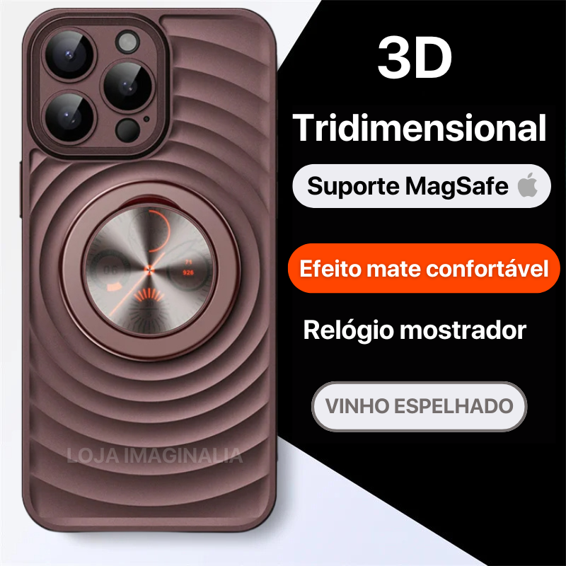 Case Nano Time Series com Carregamento Magsafe anti impacto