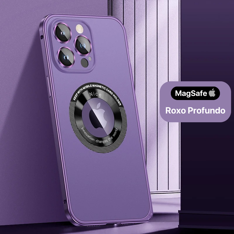 Case Nano Maxx Metal com carregamento MagSafe