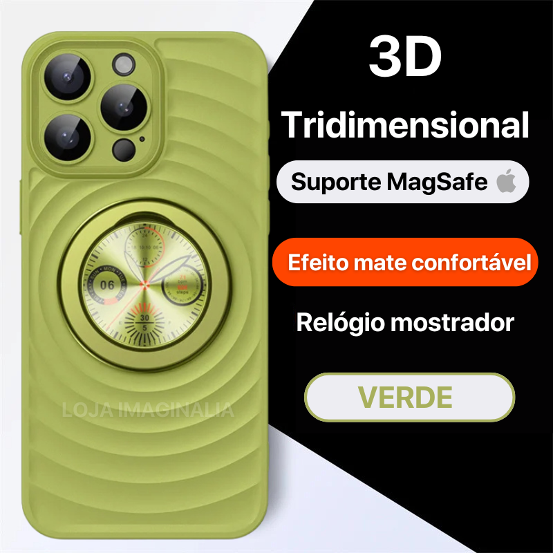 Case Nano Time Series com Carregamento Magsafe anti impacto