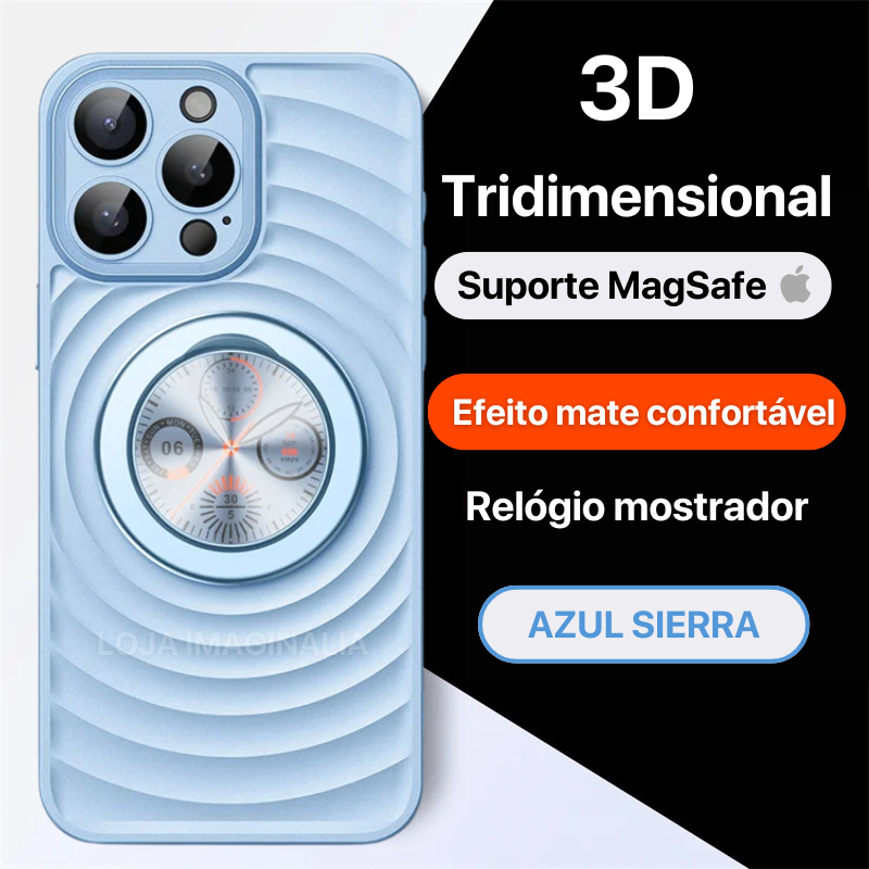 Case Nano Time Series com Carregamento Magsafe anti impacto