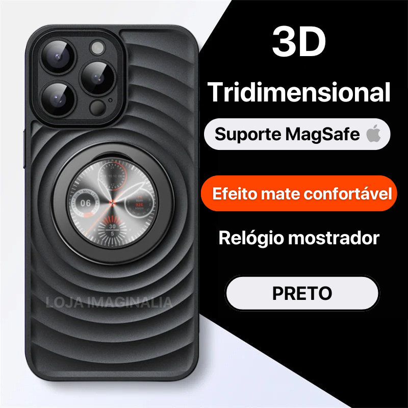 Case Nano Time Series com Carregamento Magsafe anti impacto