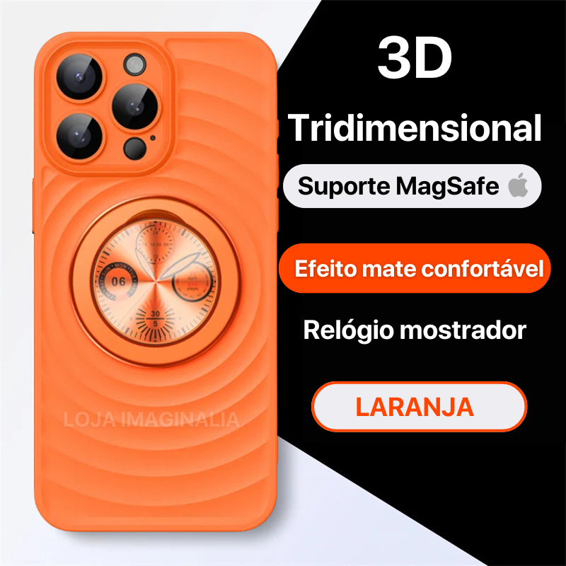 Case Nano Time Series com Carregamento Magsafe anti impacto