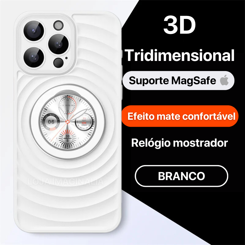 Case Nano Time Series com Carregamento Magsafe anti impacto