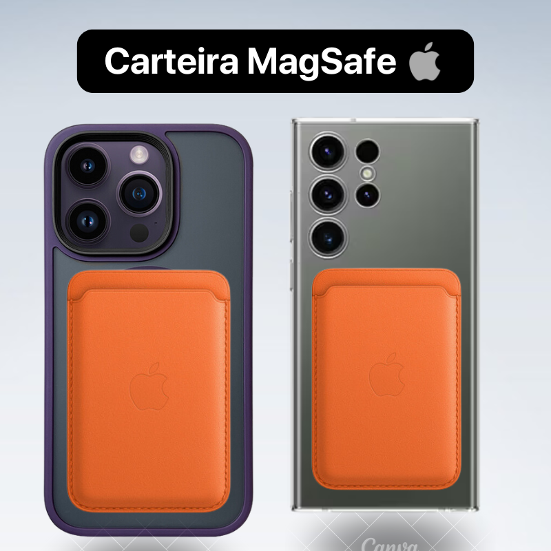 Carteira Magnética Magsafe porta cartões