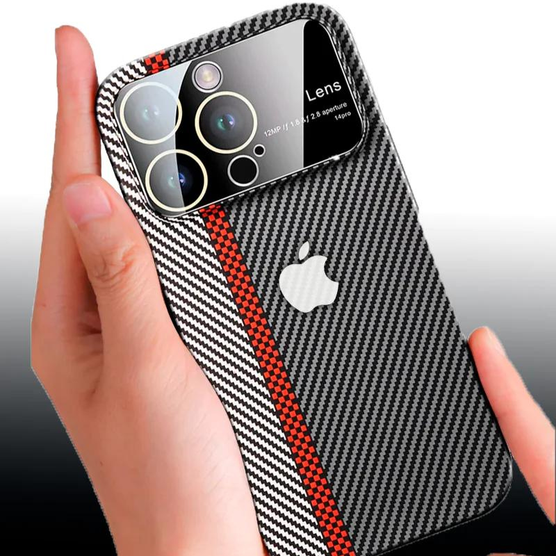 Case Nano Carbon Exclusive design em fibra de carbono premium