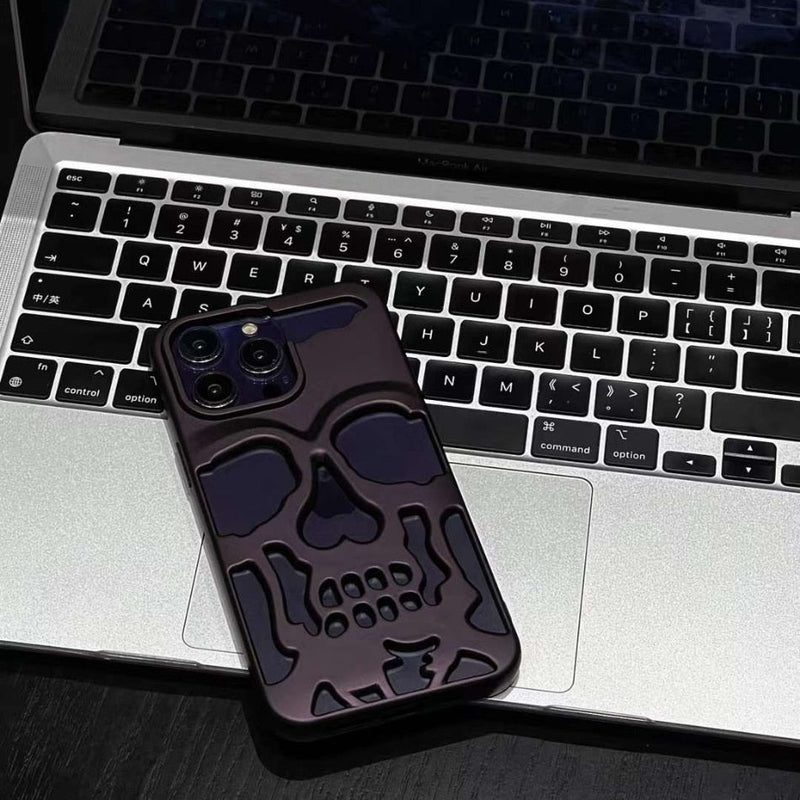 Case Iphone Nano Skull estilo único e sofisticado com acabamento fosco