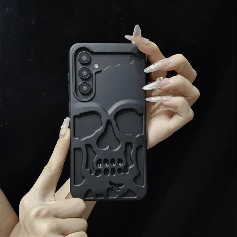 Capa Premium Ultra Skull design minimalista e sofisticado