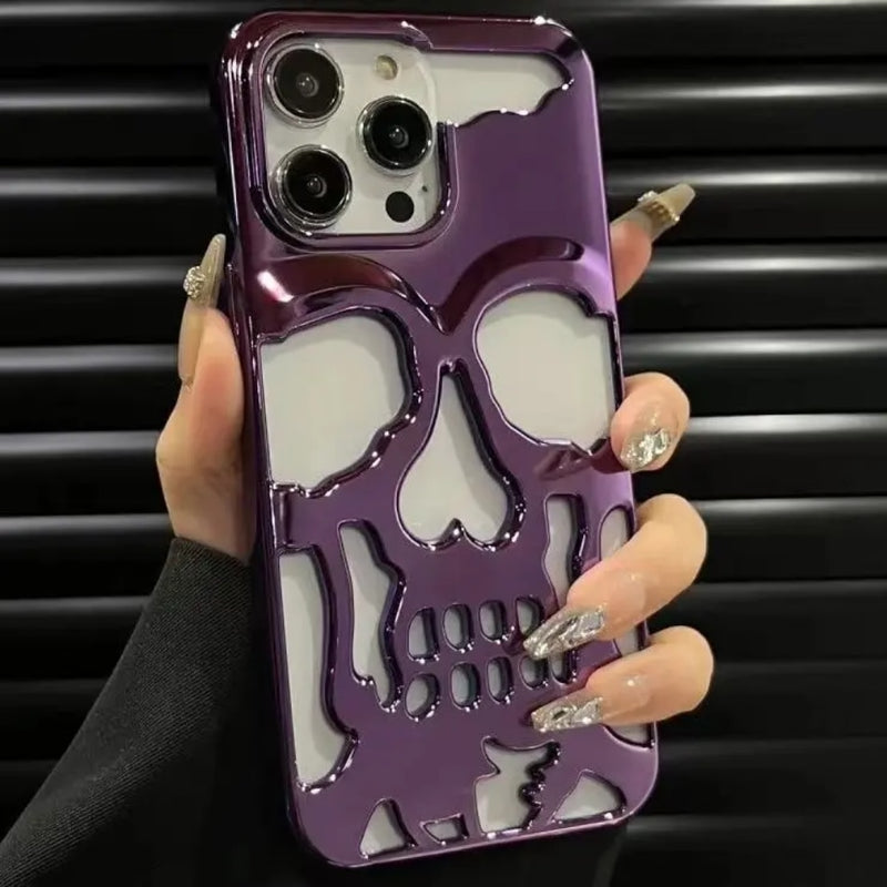 Case Iphone Nano Skull estilo único e sofisticado e fosco