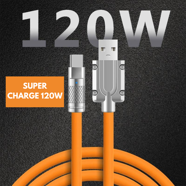 Cabo Ultra Charge 120W carregamento rápido e seguro 6.0