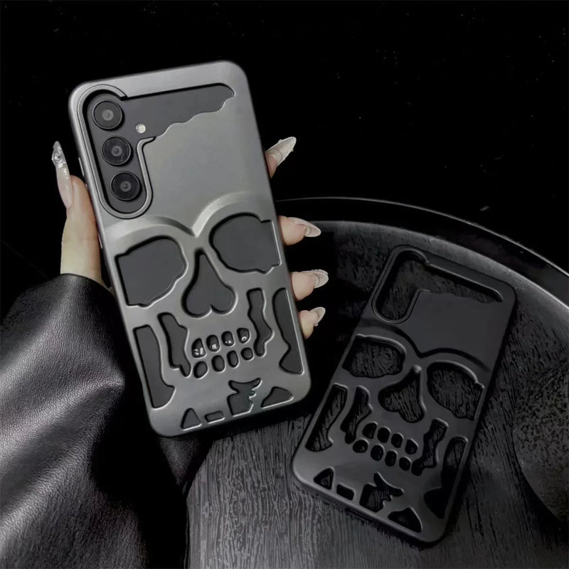 Capa Premium Ultra Skull design minimalista e sofisticado