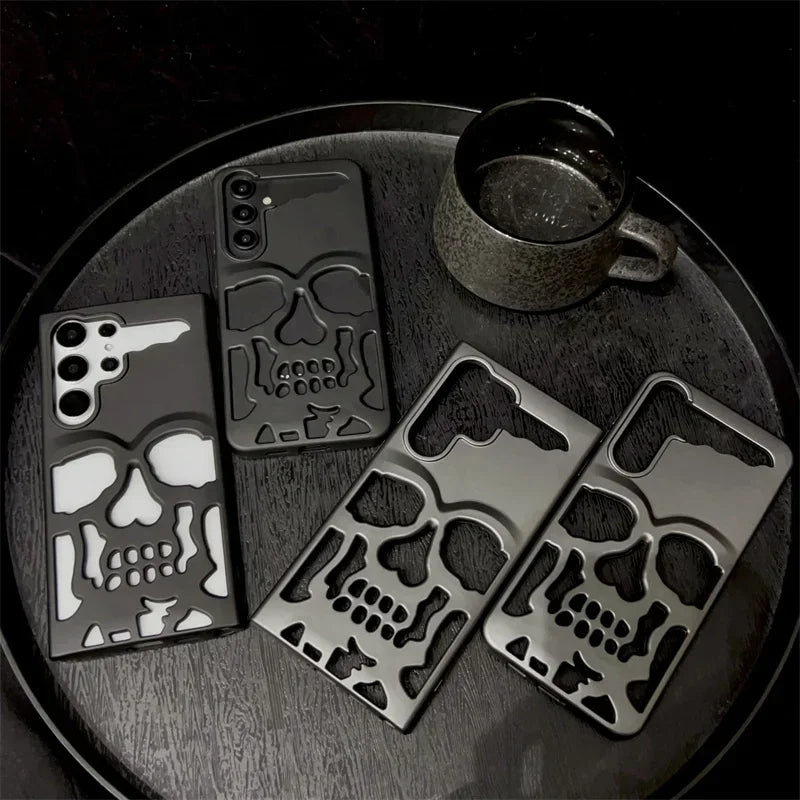 Capa Premium Ultra Skull design minimalista e sofisticado