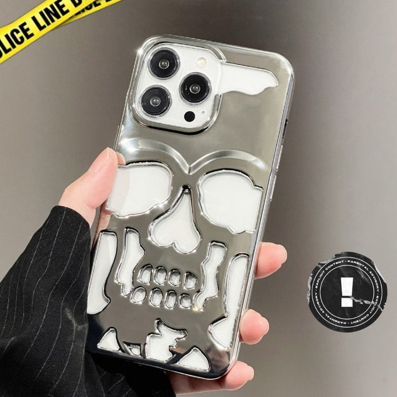 Case Iphone Nano Skull estilo único e sofisticado com acabamento fosco