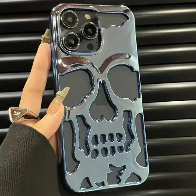 Case Iphone Nano Skull estilo único e sofisticado com acabamento fosco