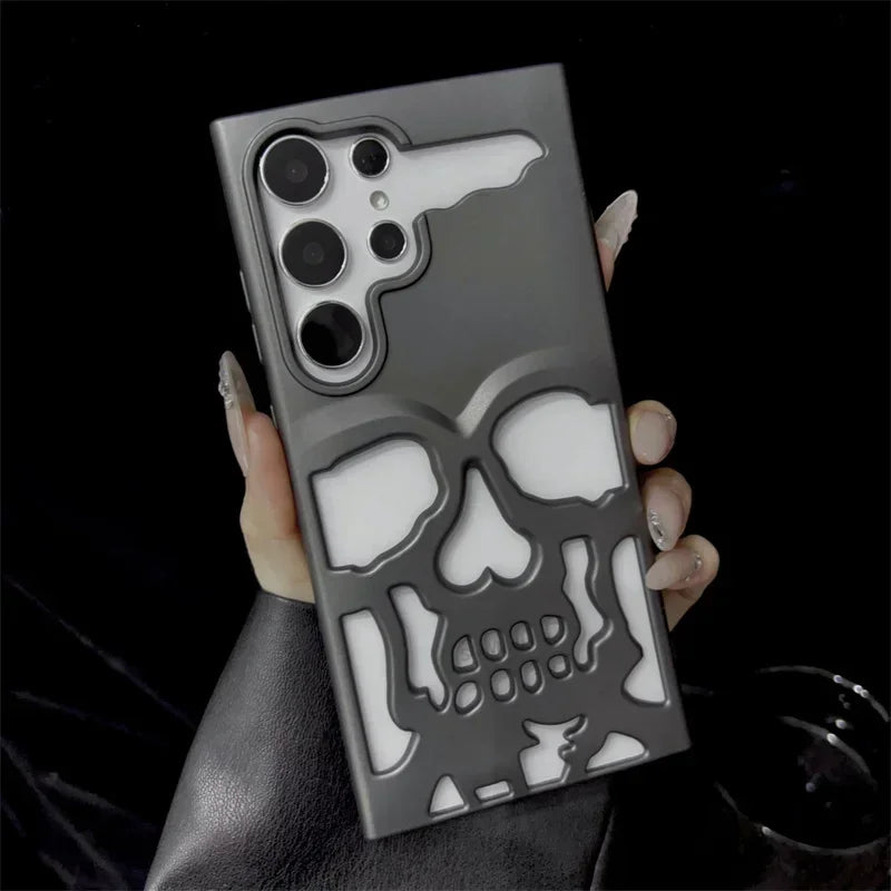 Capa Premium Ultra Skull design minimalista e sofisticado