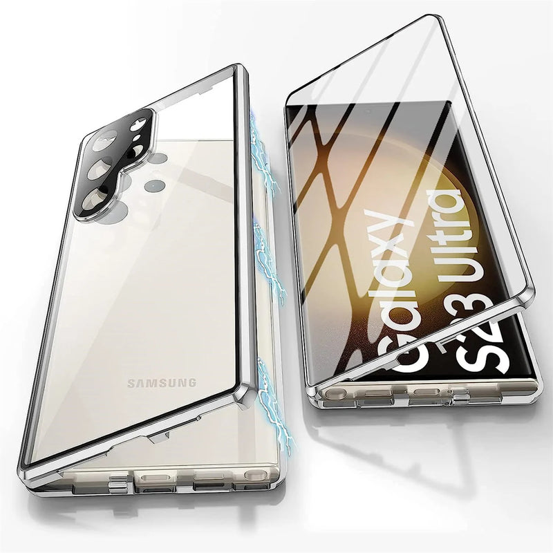 Capa Samsung Proteção 360 ° com vidro temperado HD Glass