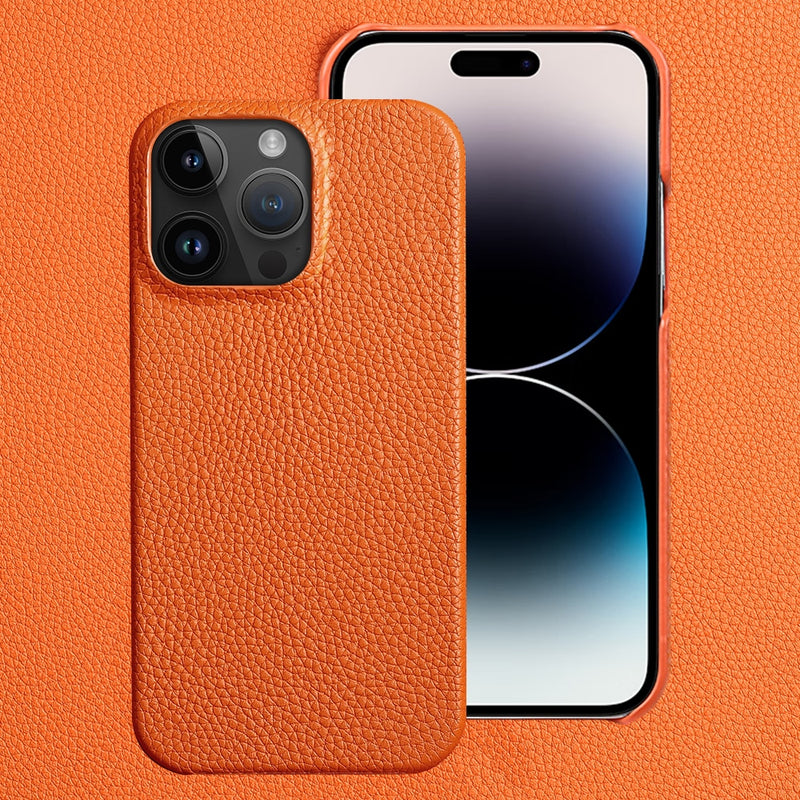 Case Apple em couro genuíno Luxury Blend